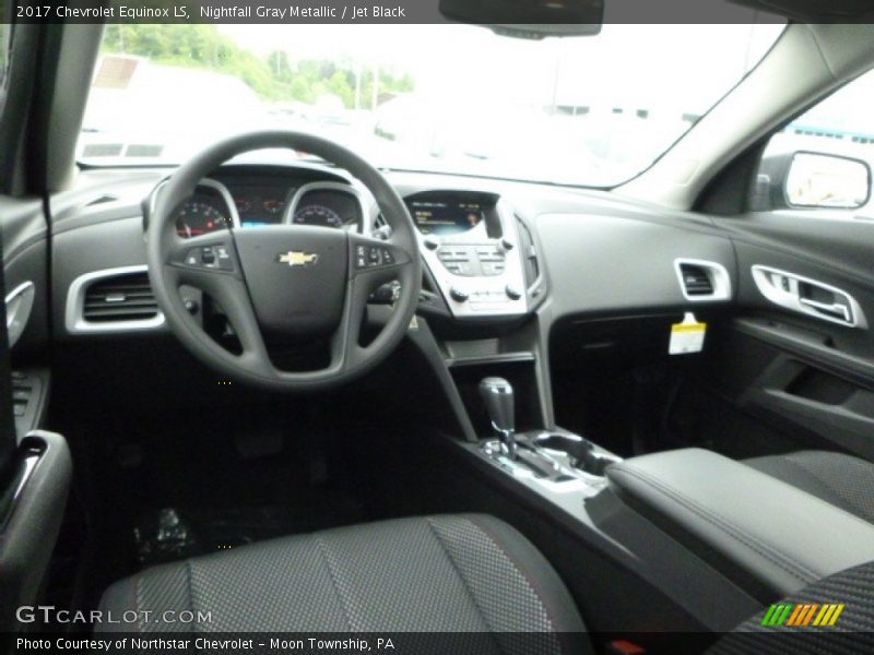 Nightfall Gray Metallic / Jet Black 2017 Chevrolet Equinox LS