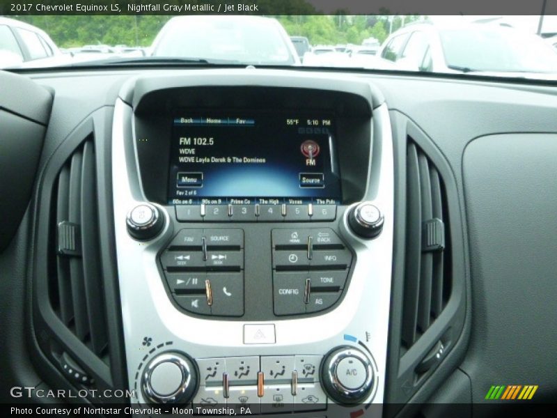 Nightfall Gray Metallic / Jet Black 2017 Chevrolet Equinox LS