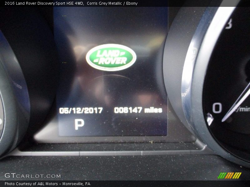 Corris Grey Metallic / Ebony 2016 Land Rover Discovery Sport HSE 4WD