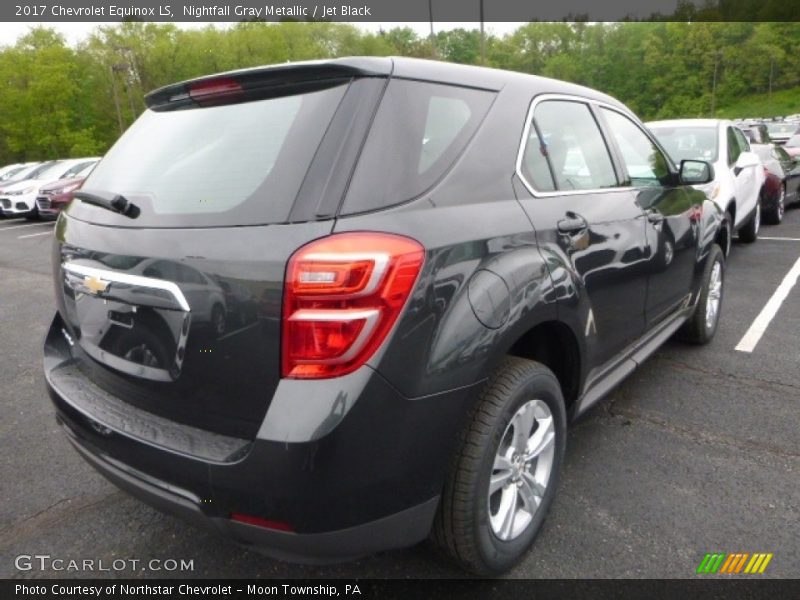 Nightfall Gray Metallic / Jet Black 2017 Chevrolet Equinox LS