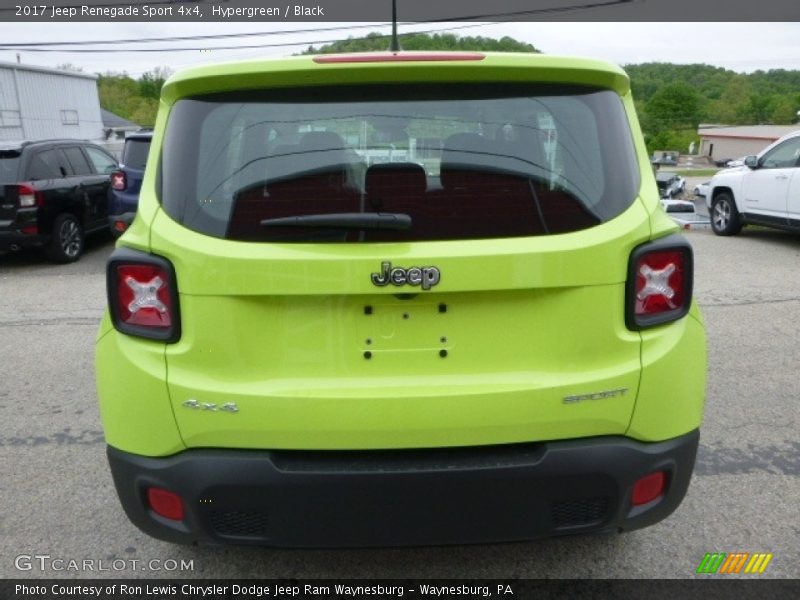 Hypergreen / Black 2017 Jeep Renegade Sport 4x4