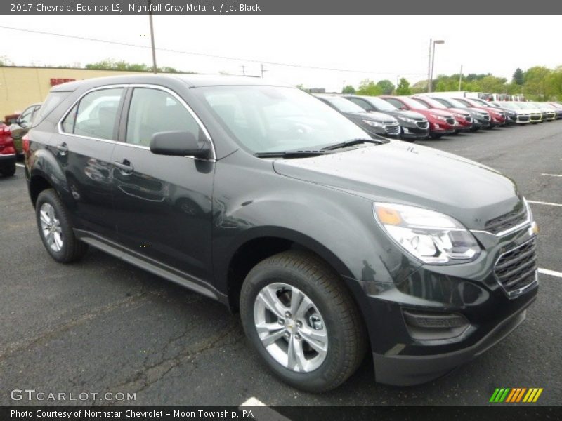 Nightfall Gray Metallic / Jet Black 2017 Chevrolet Equinox LS