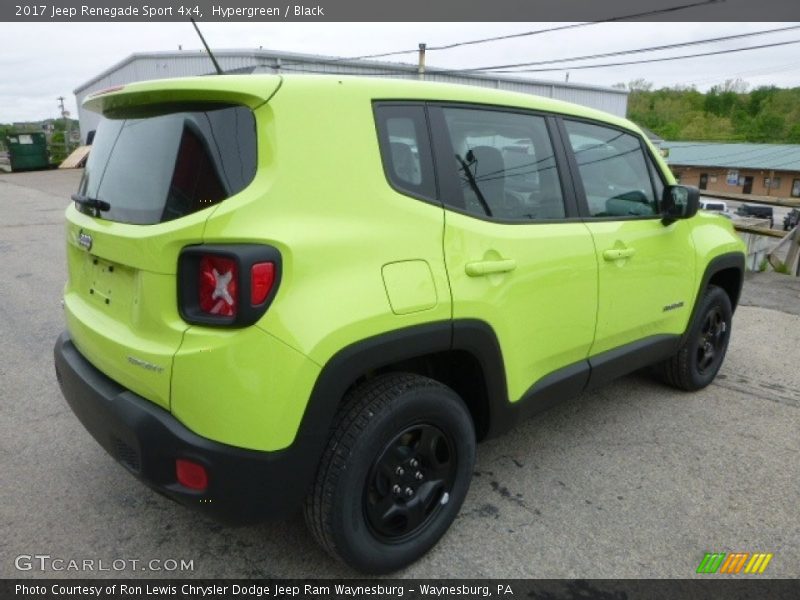 Hypergreen / Black 2017 Jeep Renegade Sport 4x4