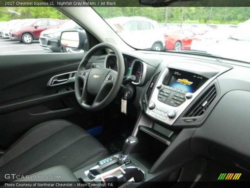 Nightfall Gray Metallic / Jet Black 2017 Chevrolet Equinox LS