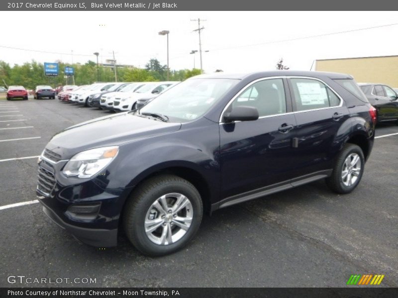 Blue Velvet Metallic / Jet Black 2017 Chevrolet Equinox LS