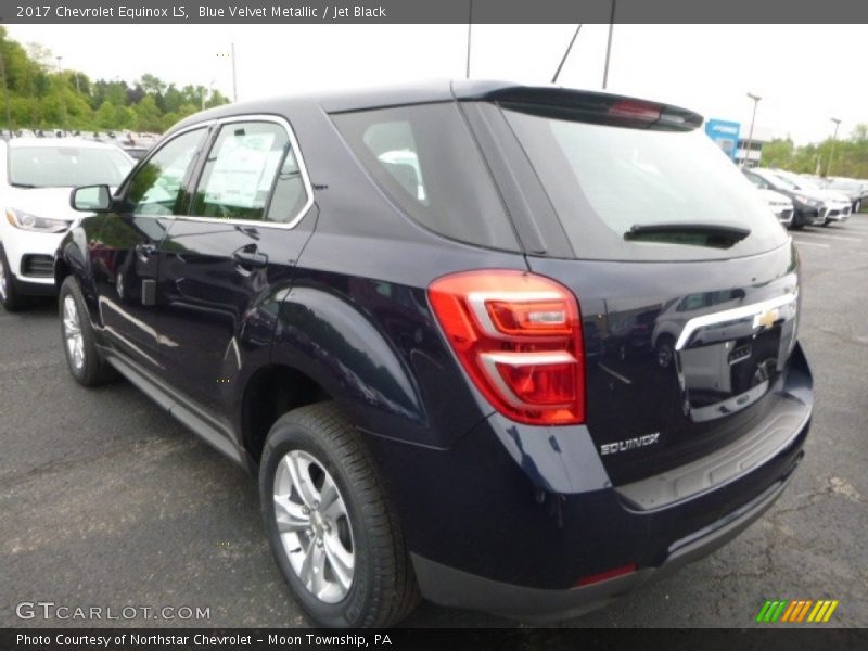 Blue Velvet Metallic / Jet Black 2017 Chevrolet Equinox LS
