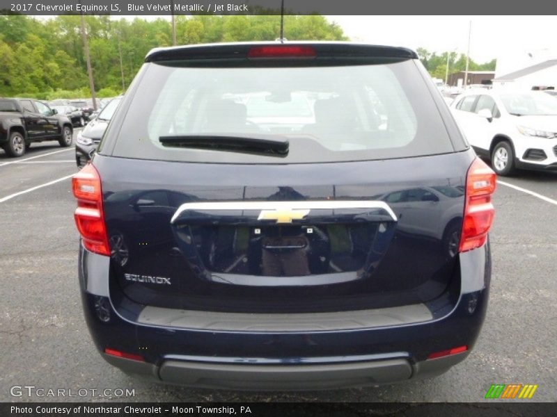Blue Velvet Metallic / Jet Black 2017 Chevrolet Equinox LS