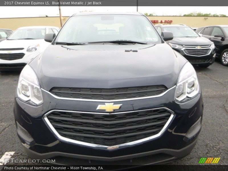 Blue Velvet Metallic / Jet Black 2017 Chevrolet Equinox LS