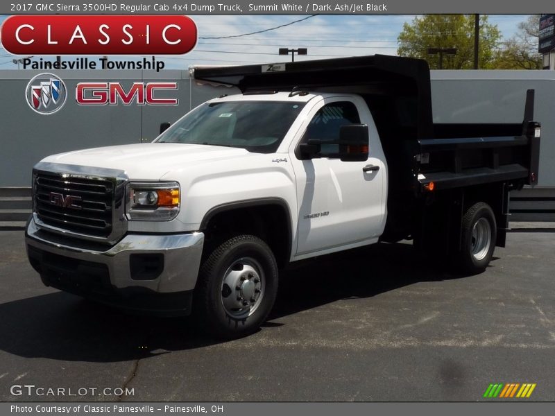 Summit White / Dark Ash/Jet Black 2017 GMC Sierra 3500HD Regular Cab 4x4 Dump Truck