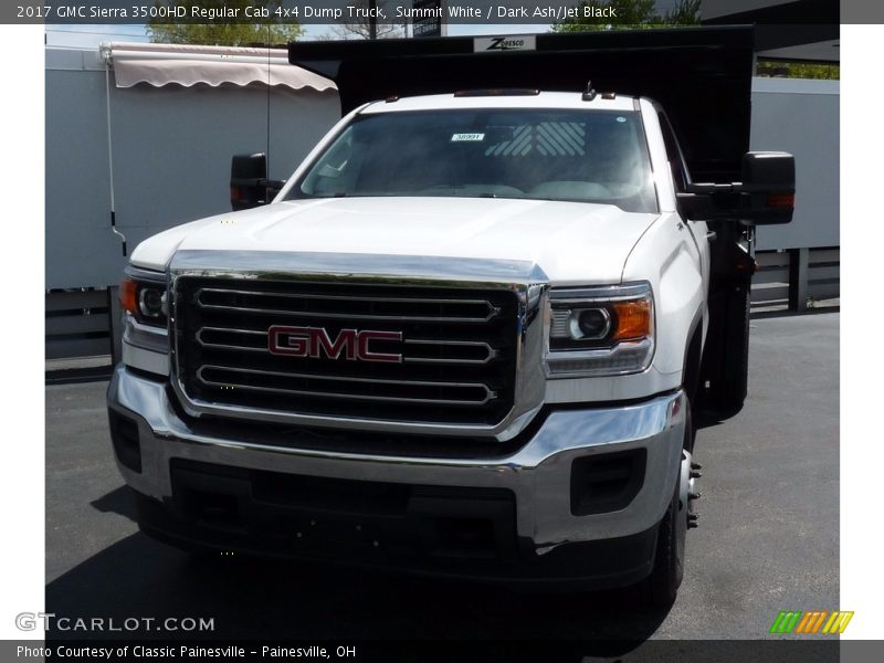 Summit White / Dark Ash/Jet Black 2017 GMC Sierra 3500HD Regular Cab 4x4 Dump Truck