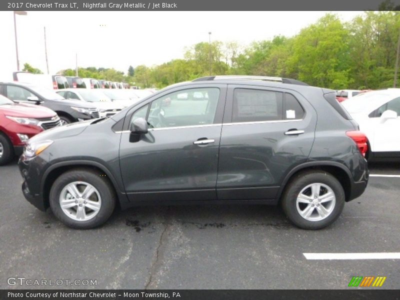 Nightfall Gray Metallic / Jet Black 2017 Chevrolet Trax LT