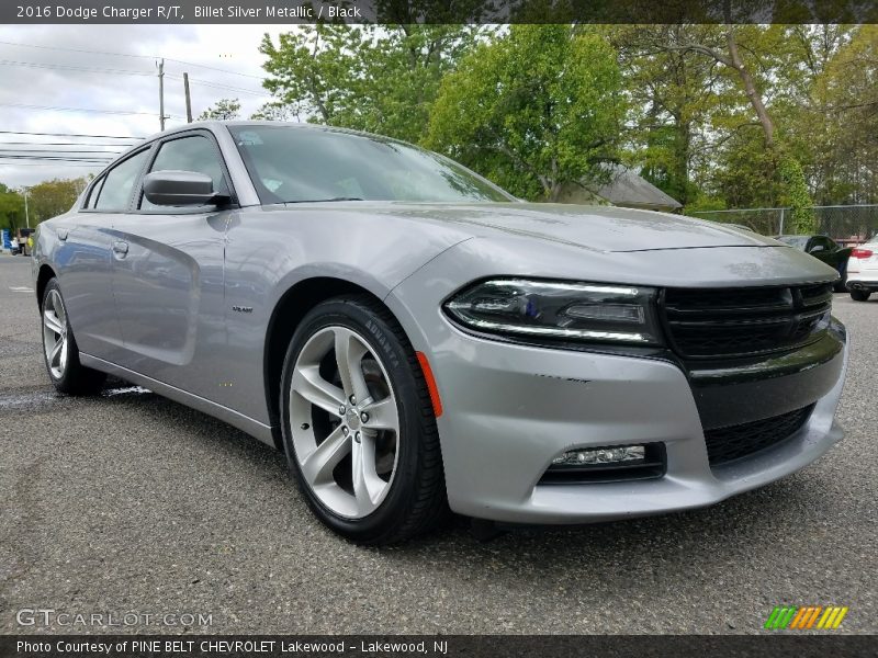 Billet Silver Metallic / Black 2016 Dodge Charger R/T