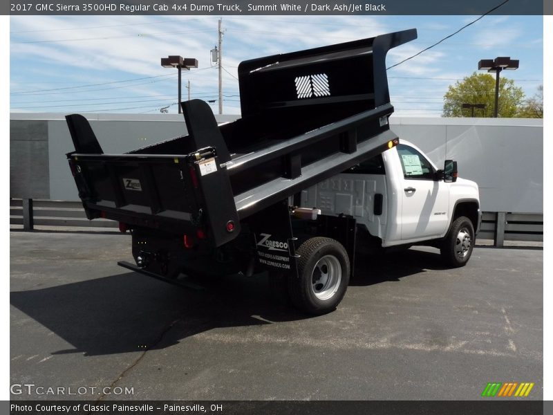  2017 Sierra 3500HD Regular Cab 4x4 Dump Truck Summit White