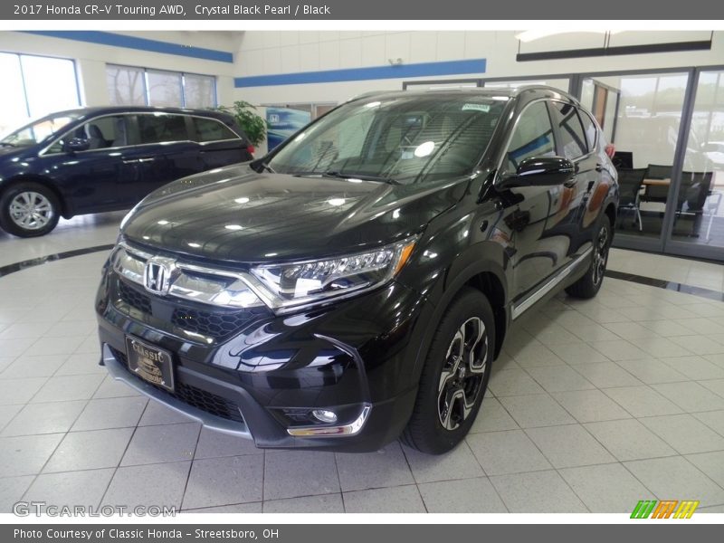 Crystal Black Pearl / Black 2017 Honda CR-V Touring AWD