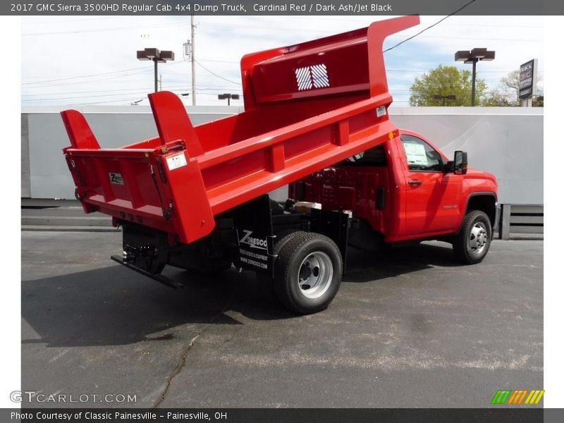  2017 Sierra 3500HD Regular Cab 4x4 Dump Truck Cardinal Red