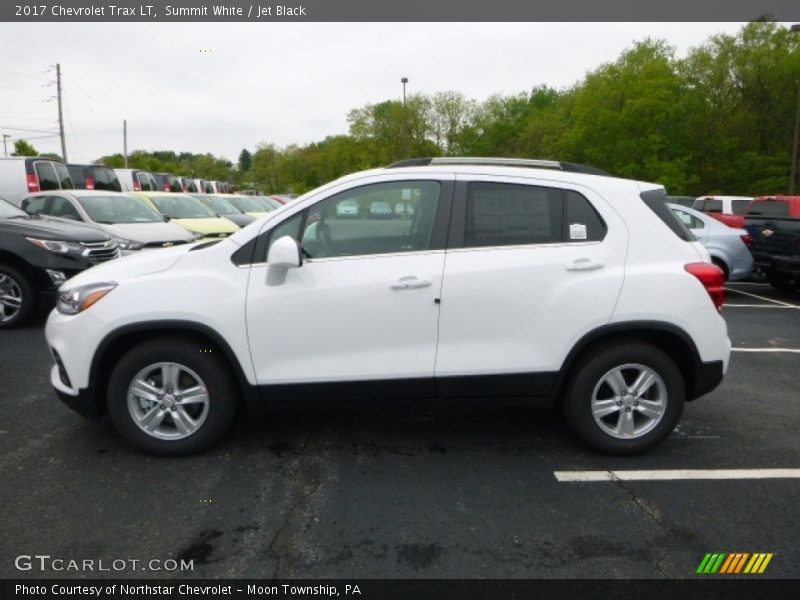 Summit White / Jet Black 2017 Chevrolet Trax LT