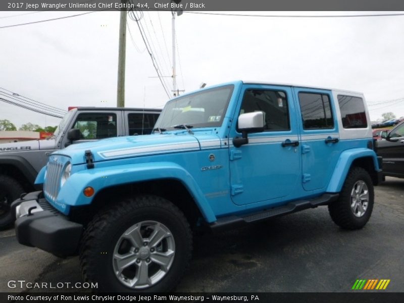 Chief Blue / Black 2017 Jeep Wrangler Unlimited Chief Edition 4x4