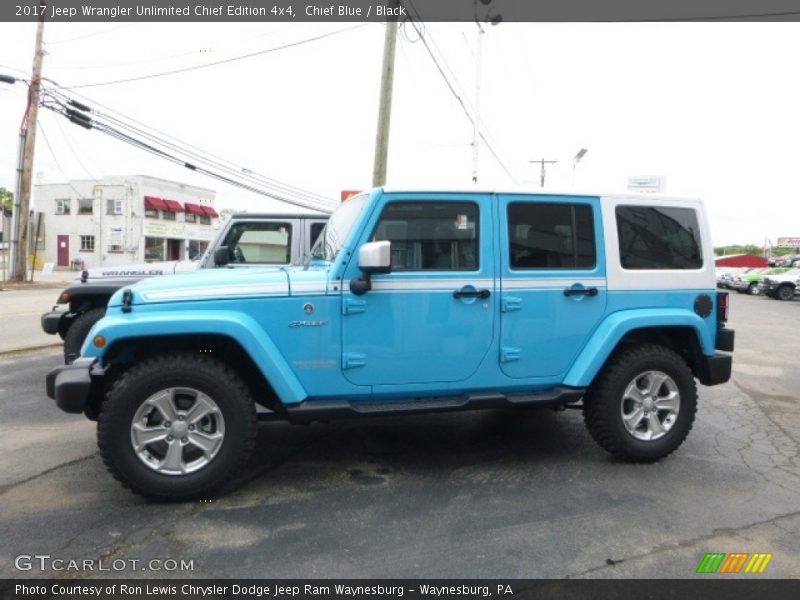 Chief Blue / Black 2017 Jeep Wrangler Unlimited Chief Edition 4x4