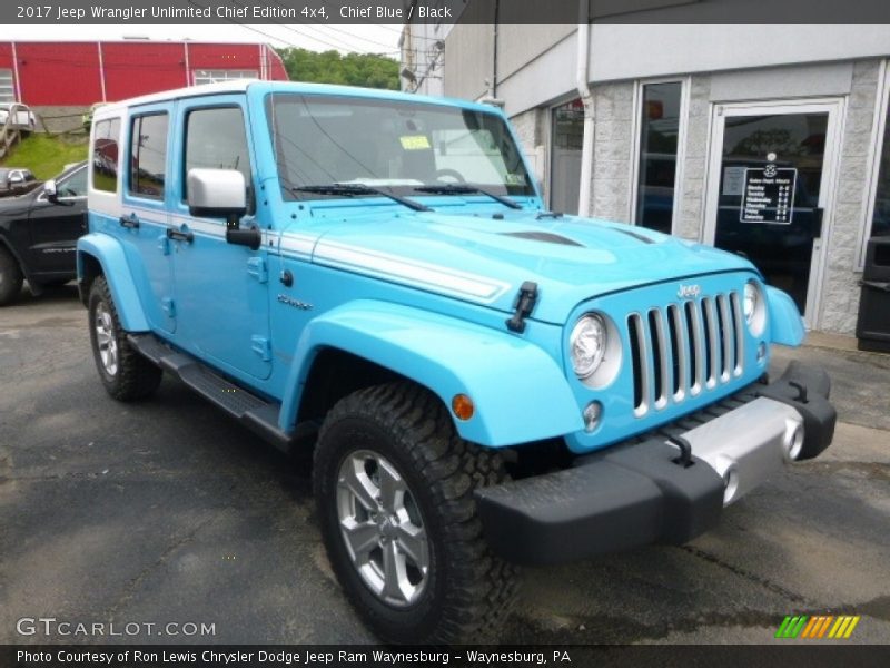 Chief Blue / Black 2017 Jeep Wrangler Unlimited Chief Edition 4x4