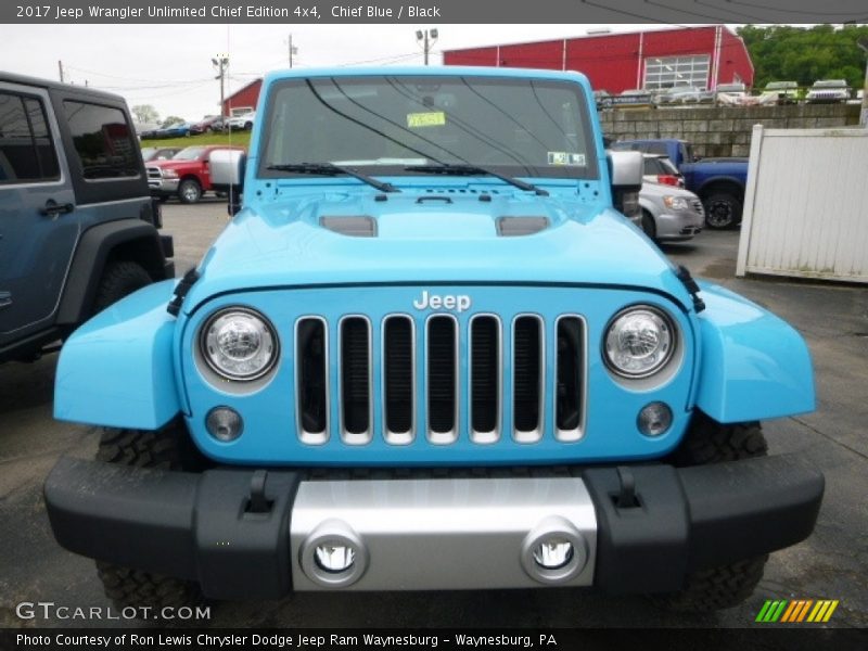 Chief Blue / Black 2017 Jeep Wrangler Unlimited Chief Edition 4x4