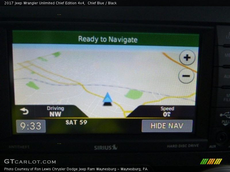 Chief Blue / Black 2017 Jeep Wrangler Unlimited Chief Edition 4x4