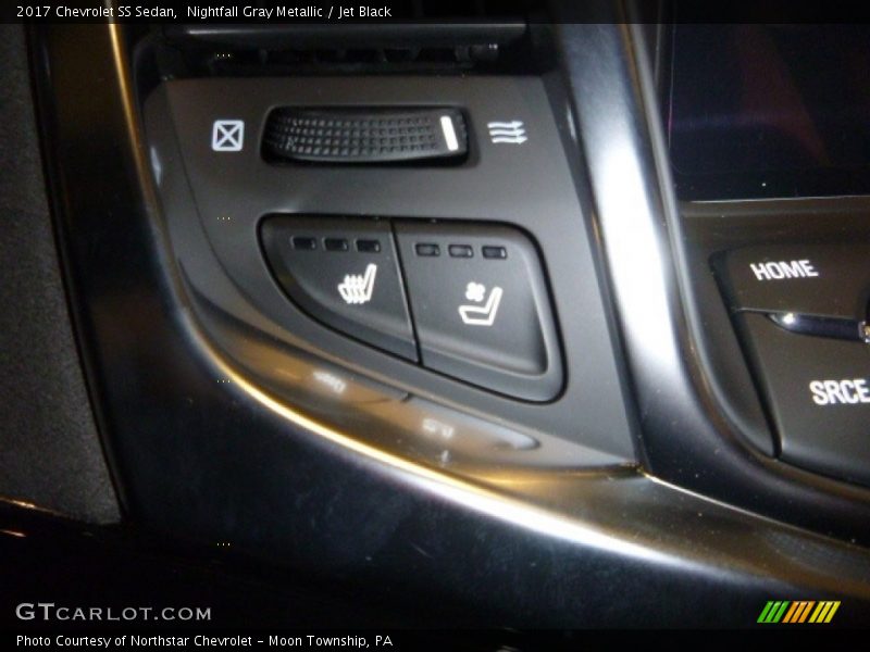 Nightfall Gray Metallic / Jet Black 2017 Chevrolet SS Sedan