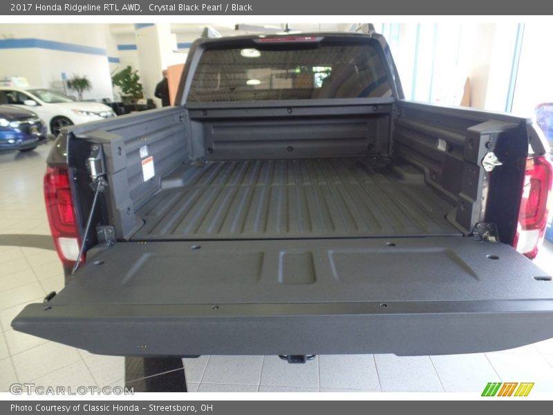 Crystal Black Pearl / Black 2017 Honda Ridgeline RTL AWD