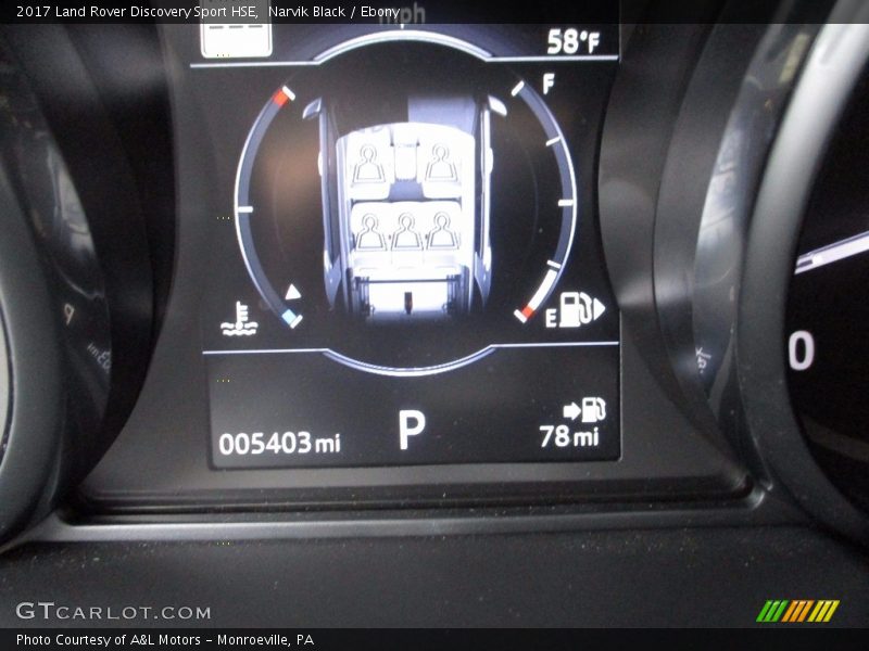 Narvik Black / Ebony 2017 Land Rover Discovery Sport HSE