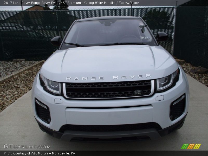 Yulong White Metallic / Ebony/Ebony 2017 Land Rover Range Rover Evoque SE Premium