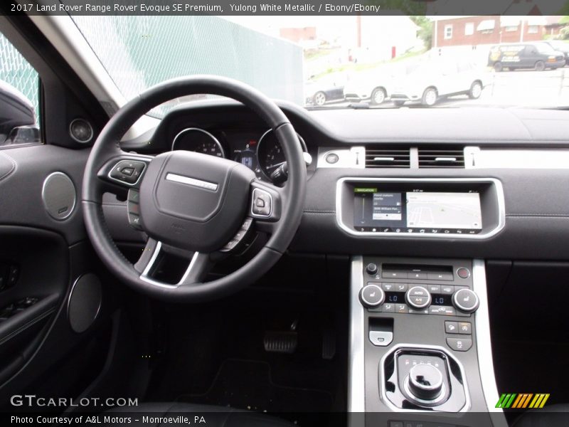 Yulong White Metallic / Ebony/Ebony 2017 Land Rover Range Rover Evoque SE Premium