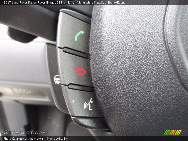Yulong White Metallic / Ebony/Ebony 2017 Land Rover Range Rover Evoque SE Premium
