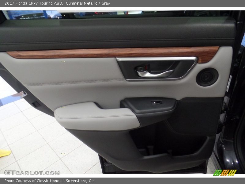 Gunmetal Metallic / Gray 2017 Honda CR-V Touring AWD