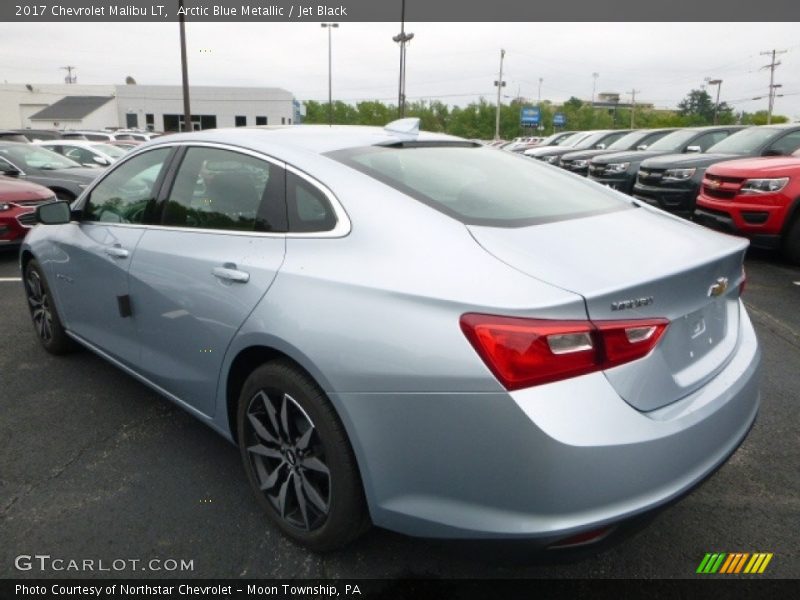 Arctic Blue Metallic / Jet Black 2017 Chevrolet Malibu LT