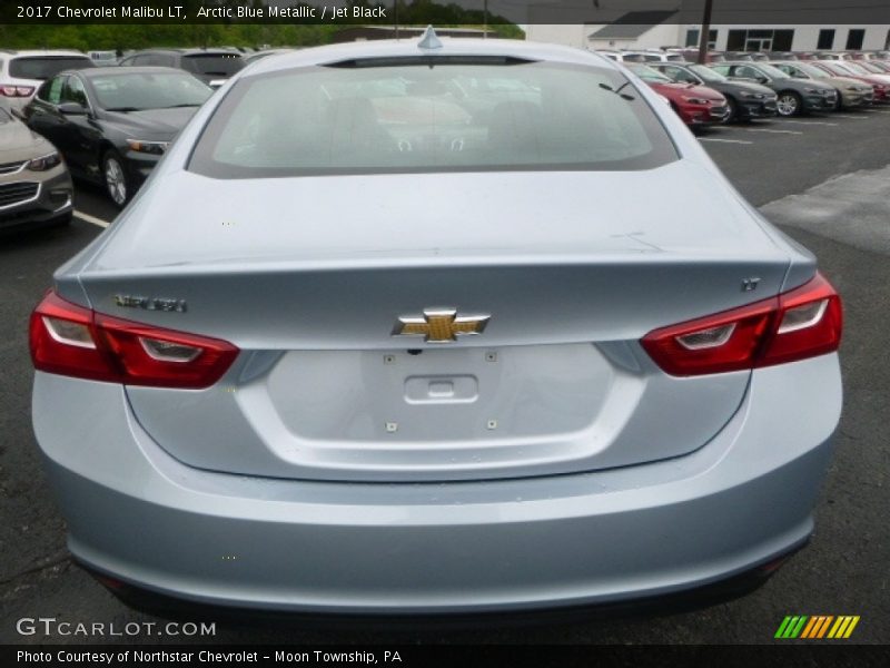 Arctic Blue Metallic / Jet Black 2017 Chevrolet Malibu LT