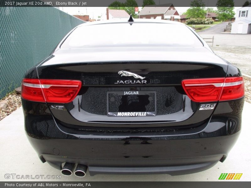 Ebony Black / Jet 2017 Jaguar XE 20d AWD