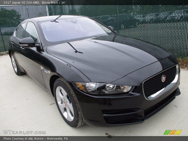  2017 XE 20d AWD Ebony Black