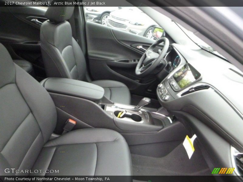Arctic Blue Metallic / Jet Black 2017 Chevrolet Malibu LT