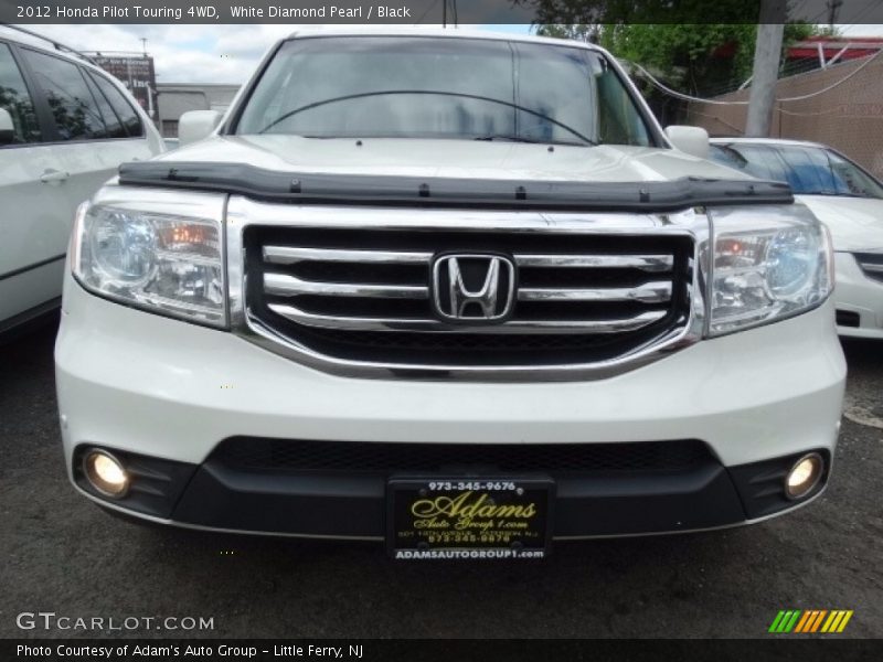White Diamond Pearl / Black 2012 Honda Pilot Touring 4WD