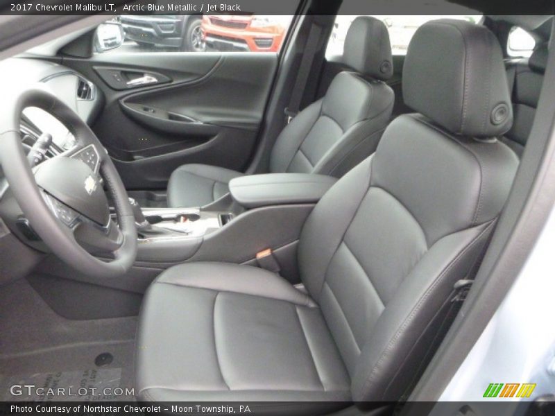 Arctic Blue Metallic / Jet Black 2017 Chevrolet Malibu LT