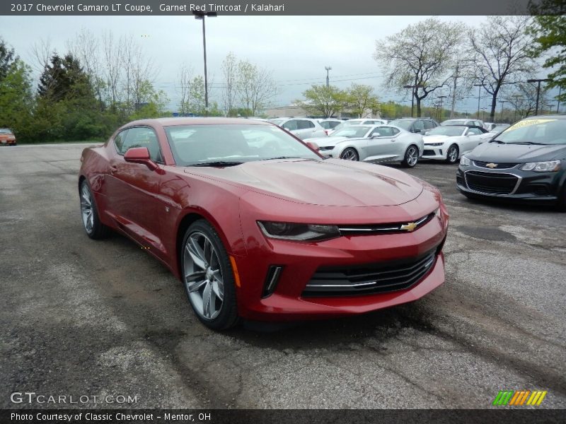 Garnet Red Tintcoat / Kalahari 2017 Chevrolet Camaro LT Coupe