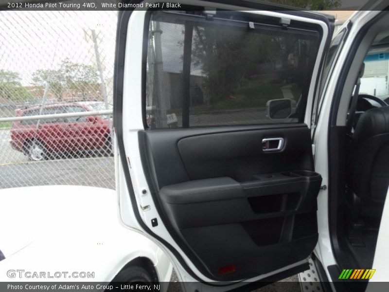 White Diamond Pearl / Black 2012 Honda Pilot Touring 4WD