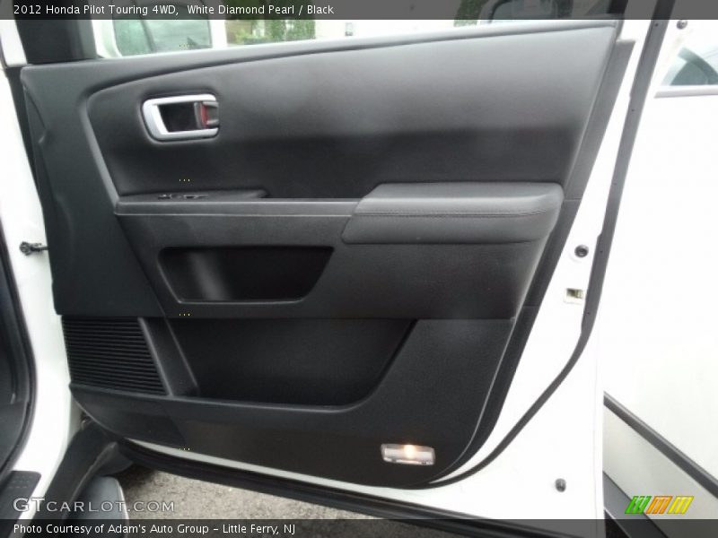 White Diamond Pearl / Black 2012 Honda Pilot Touring 4WD