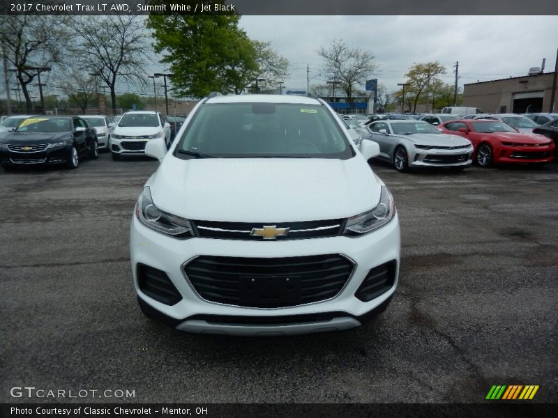 Summit White / Jet Black 2017 Chevrolet Trax LT AWD