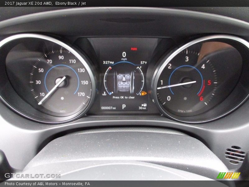  2017 XE 20d AWD 20d AWD Gauges