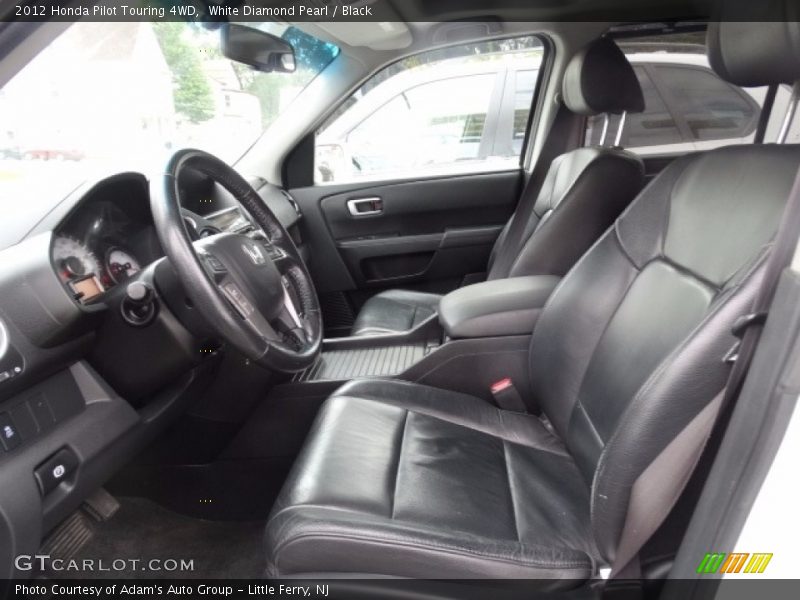White Diamond Pearl / Black 2012 Honda Pilot Touring 4WD