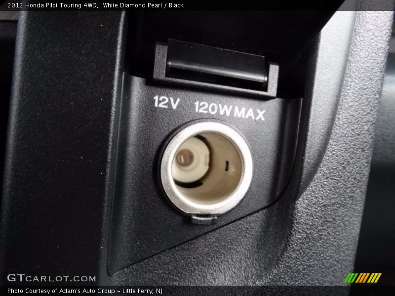 White Diamond Pearl / Black 2012 Honda Pilot Touring 4WD