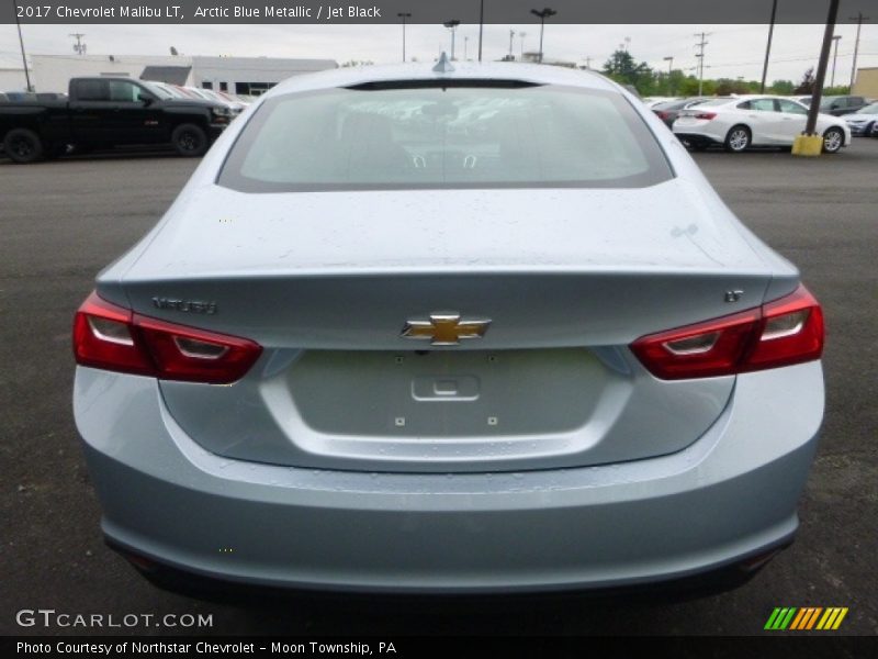 Arctic Blue Metallic / Jet Black 2017 Chevrolet Malibu LT