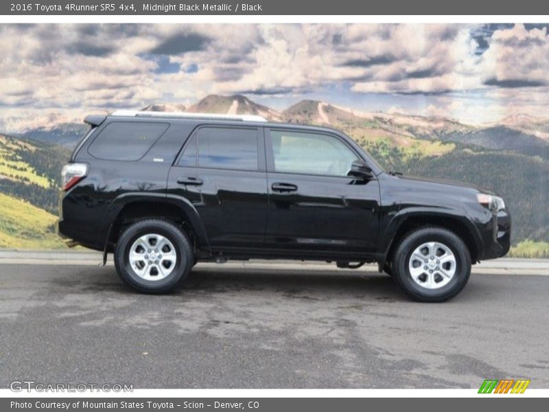 Midnight Black Metallic / Black 2016 Toyota 4Runner SR5 4x4