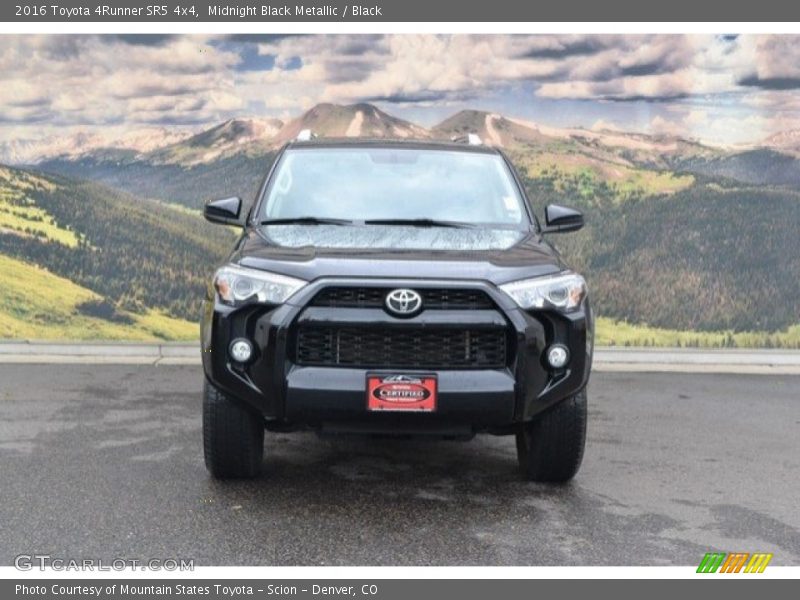 Midnight Black Metallic / Black 2016 Toyota 4Runner SR5 4x4