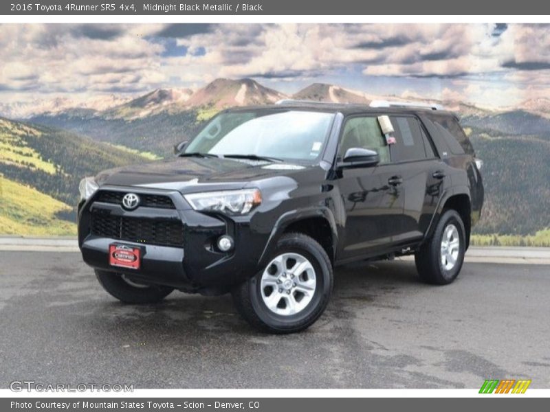 Midnight Black Metallic / Black 2016 Toyota 4Runner SR5 4x4